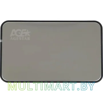 Бокс для жесткого диска AgeStar 3UB2A8S-6G (серебристый) картинка 2